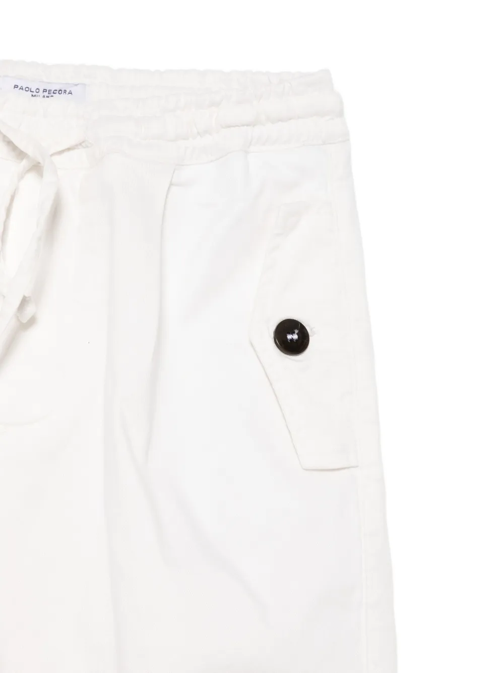 Paolo Pecora Drawstring Pocket Trousers In Multi