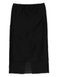 LESS layered details skirt - Black