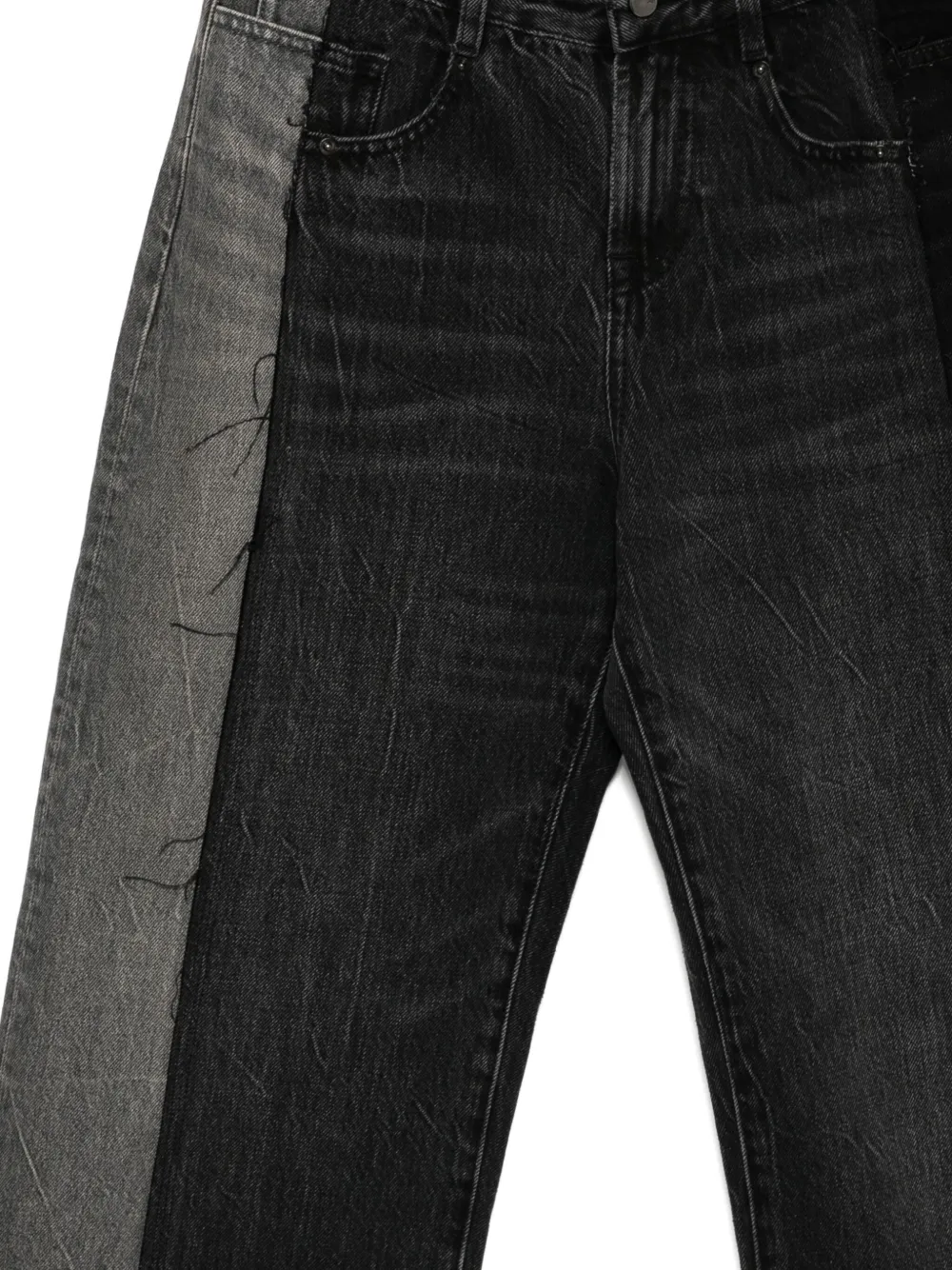 JNBY Jeans met opgerolde pijpen Zwart