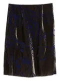 JNBY botanical pattern skirt - Brown