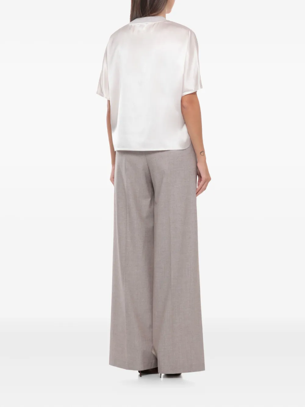 Peserico Blouse met korte mouwen Roze