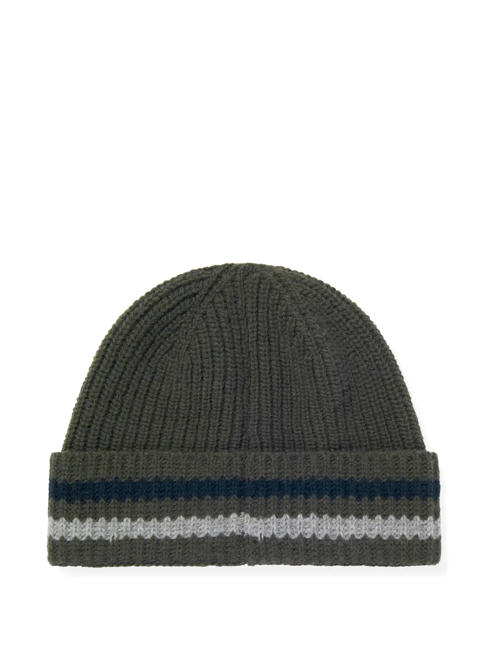 Moncler Enfant Ribgebreide muts - Grijs