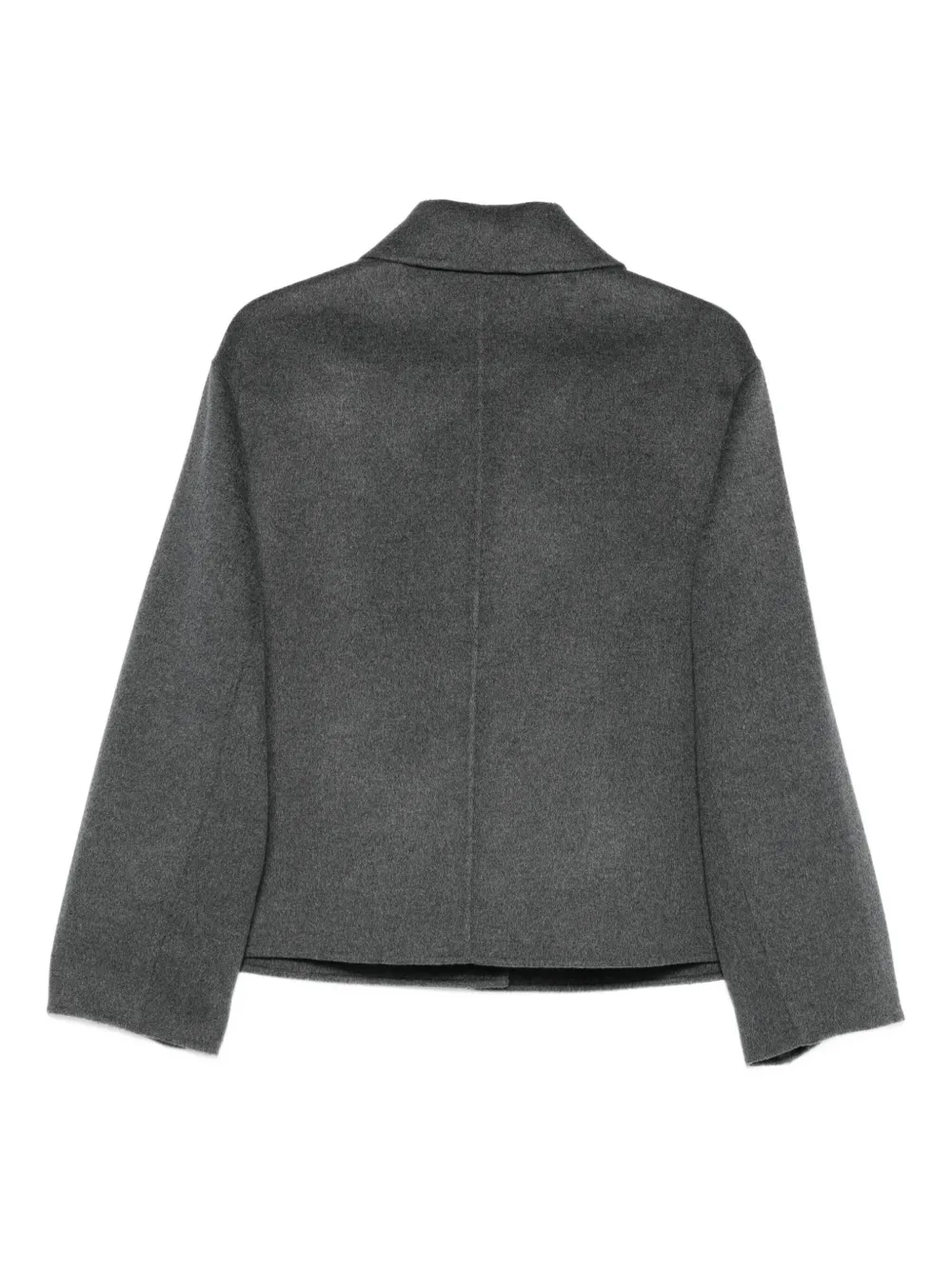 Soeur Button-fastening Wool Jacket In Gray