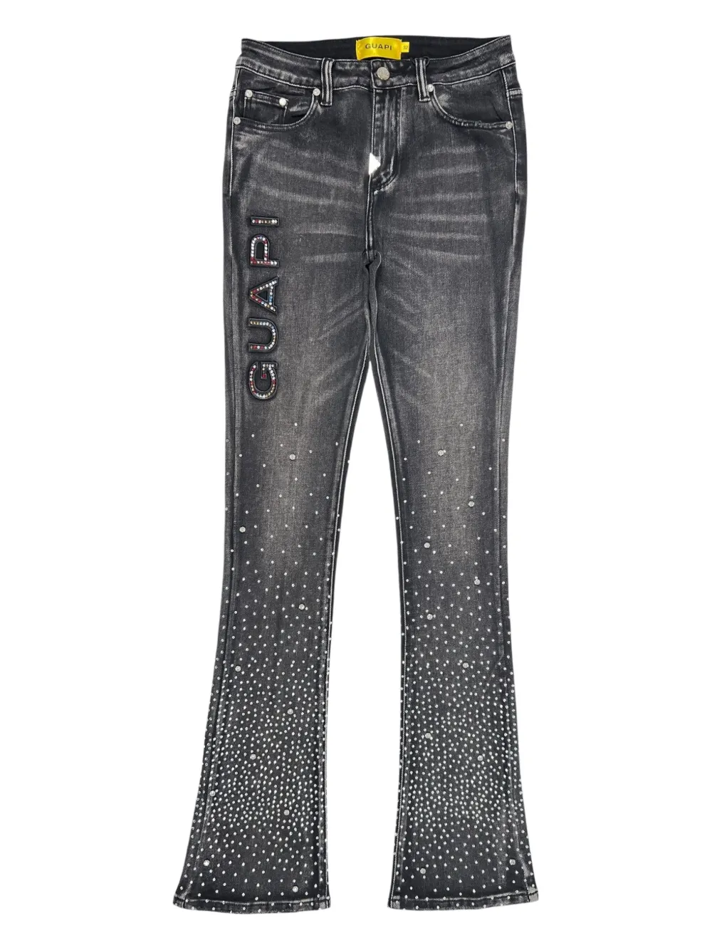 GUAPI crystal-embellished jeans | Black | Image 1
