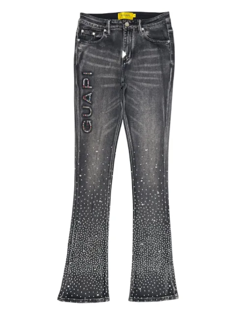 GUAPI crystal-embellished jeans