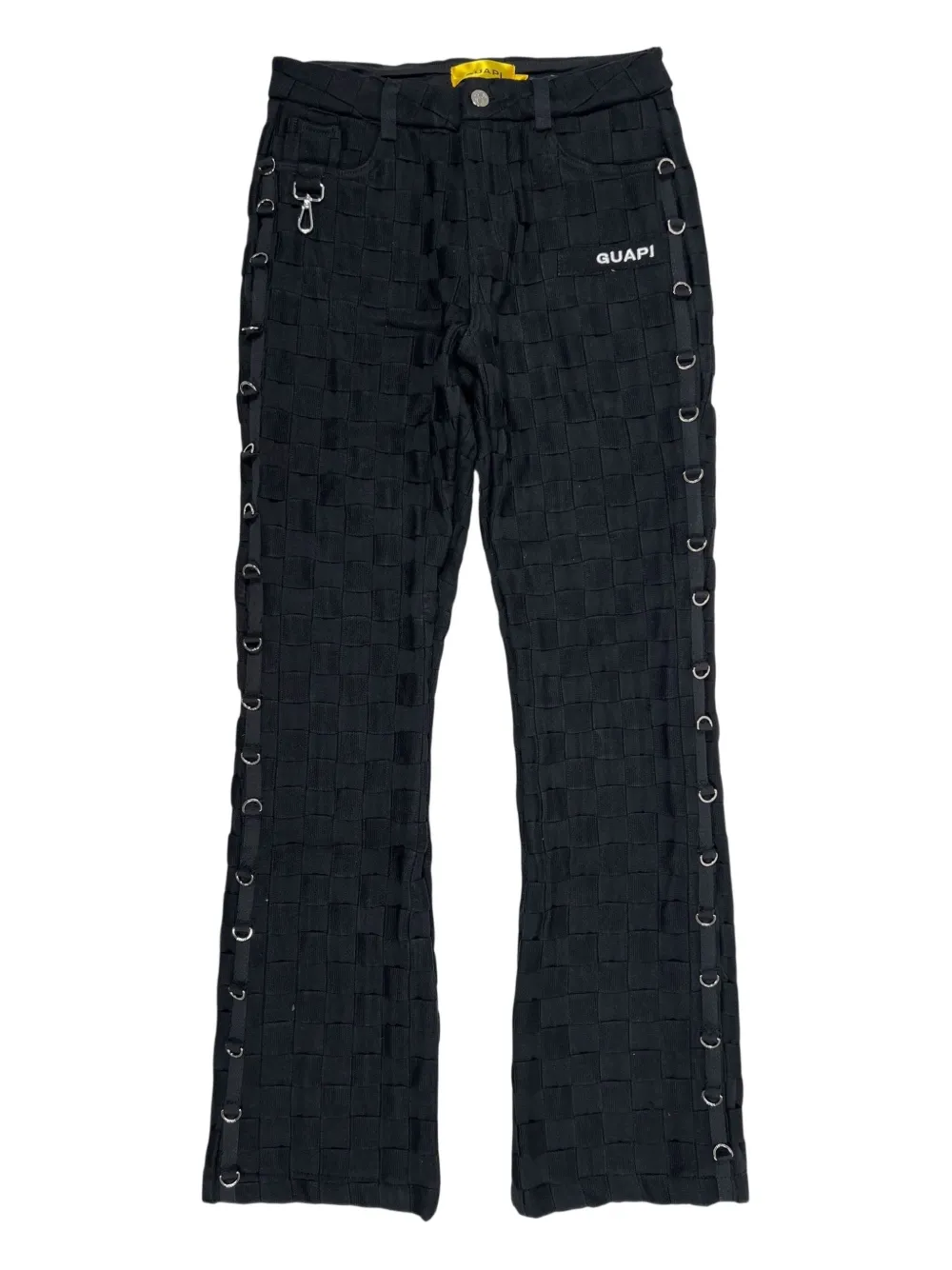 GUAPI ring-detail trousers | Black | Image 1
