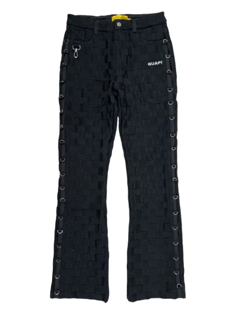 GUAPI ring-detail trousers