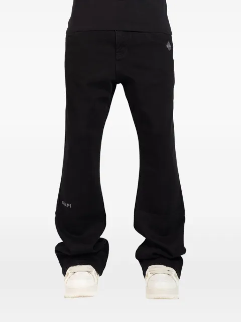 GUAPI logo-embroidered jeans