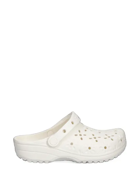 Crocs cut-out floral-detail clogs