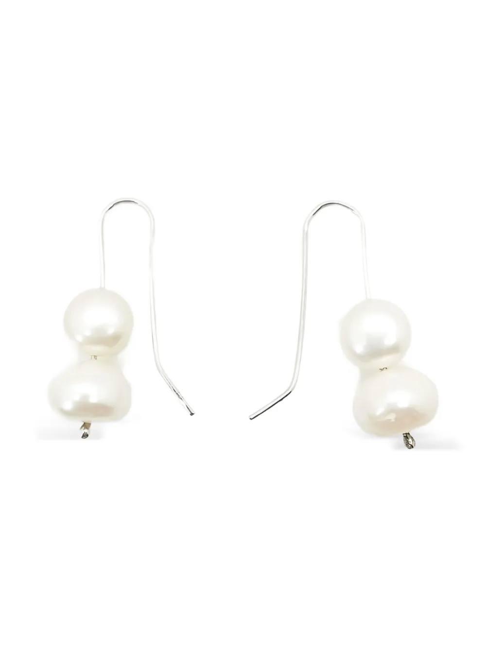 Jennifer Gibson Jewellery Orecchini pendenti con perle anni 2020 - Argento