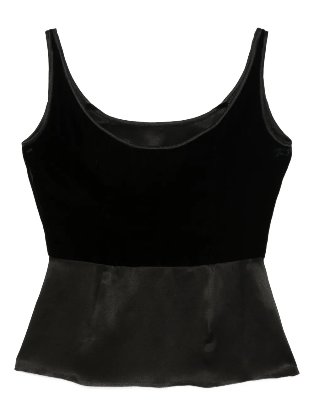 Valentino Garavani Pre-Owned 1980s velvet peplum top | Image 2