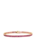 Izabel Display Square Tennis bracelet - Pink