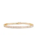 Izabel Display square-cut zirconia tennis bracelet - White
