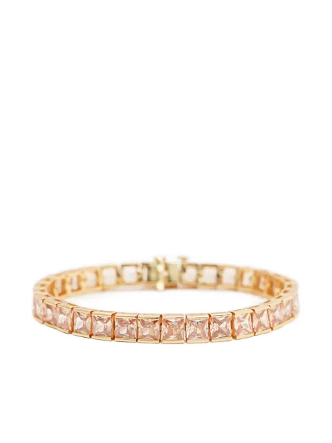 Izabel Display square-cut zirconia tennis bracelet