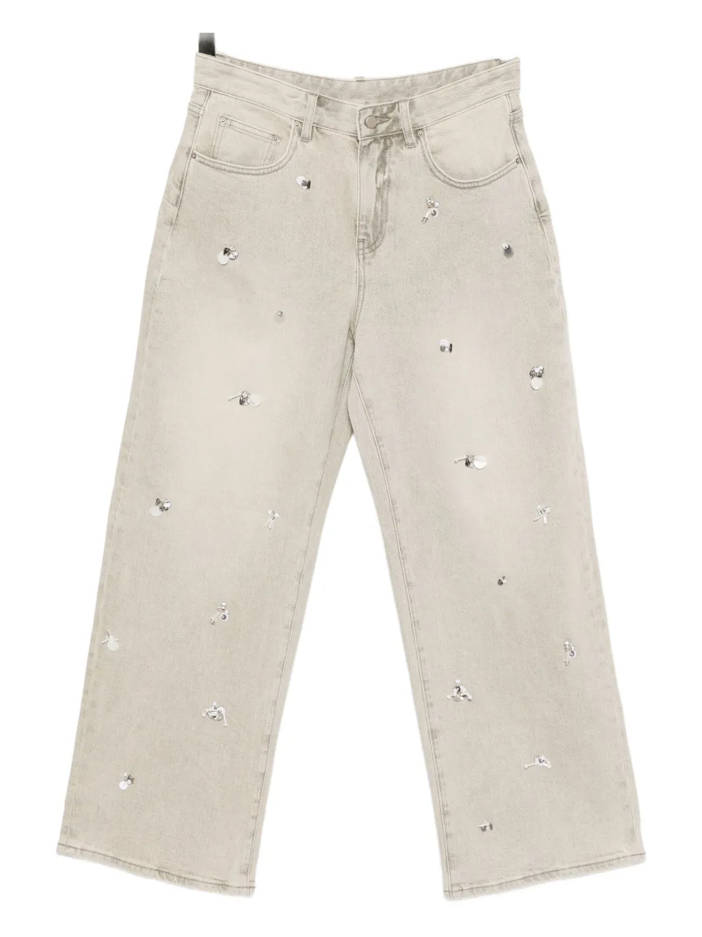 JNBY Jeans con risvolto - Grigio