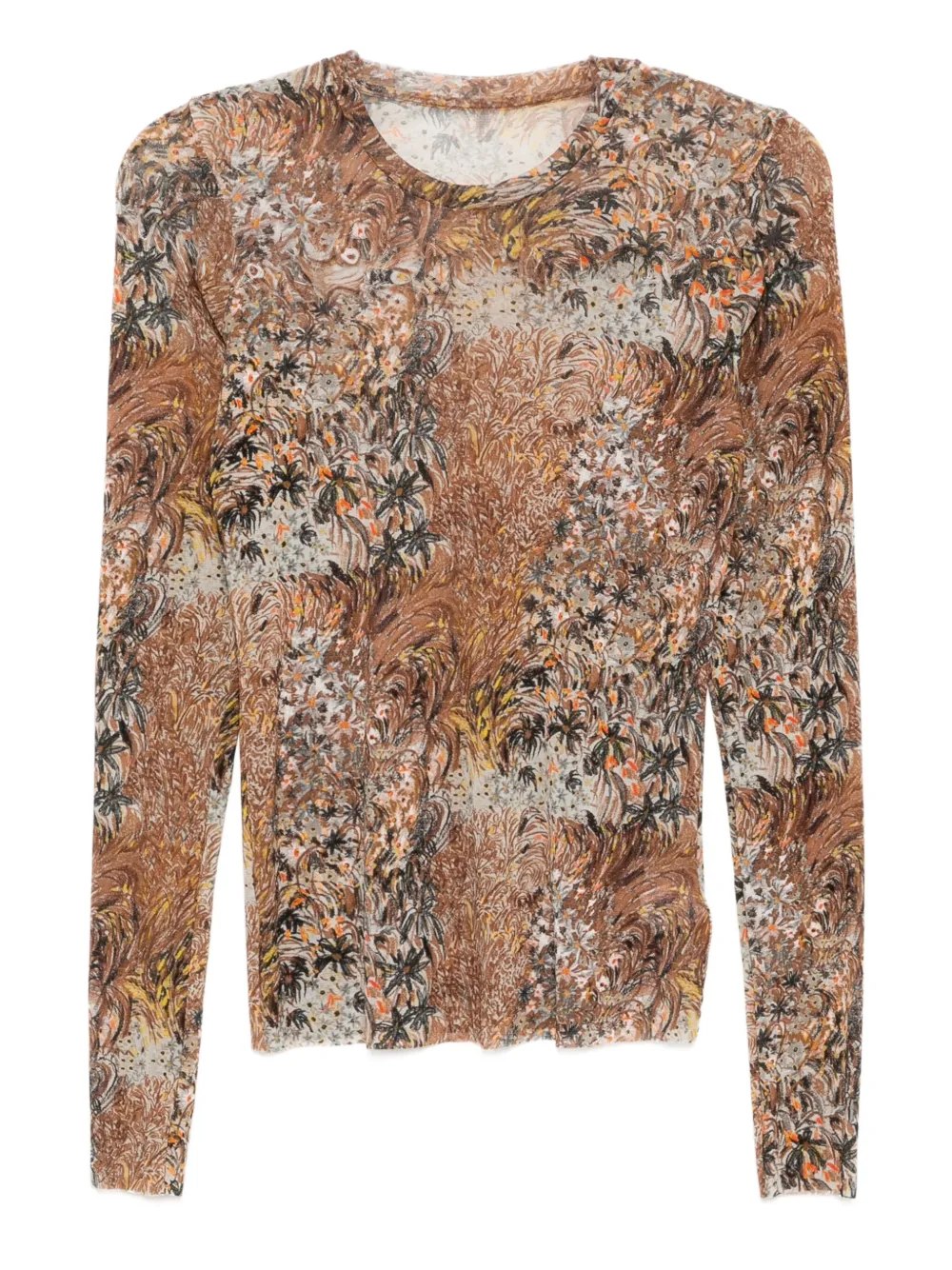 Jnby Printed Long-sleeved T-shirt In Multi
