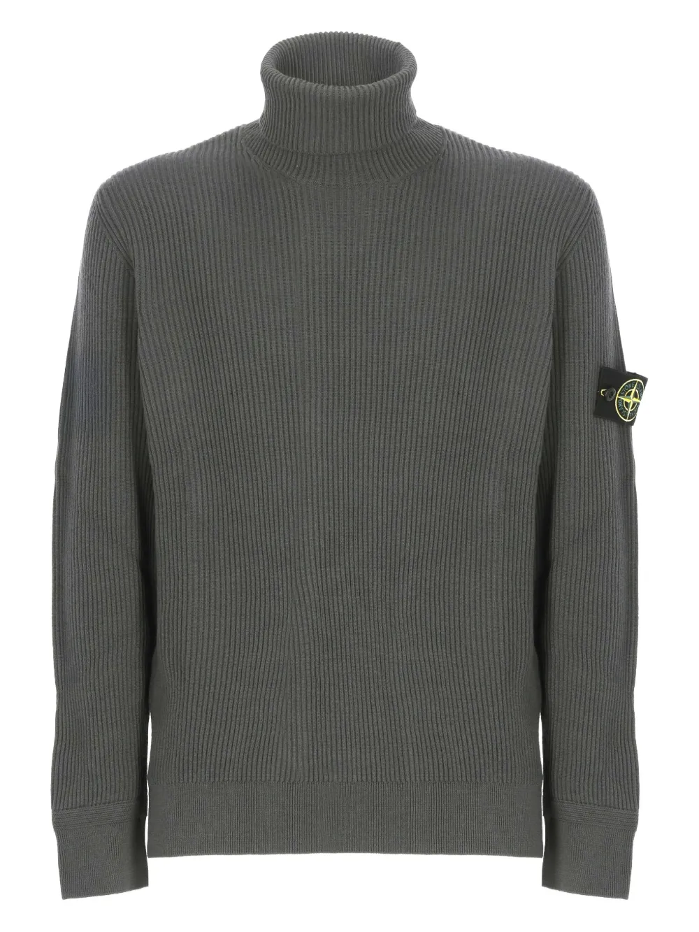 Stone Island コンパスモチーフ セーター - グレー Stone Island コンパスモチーフ セーター - グレー
