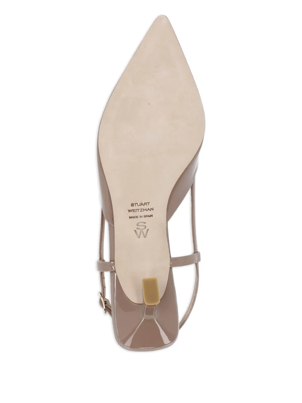 Stuart Weitzman 50mm Vinnie Slingback Pumps In Neutral