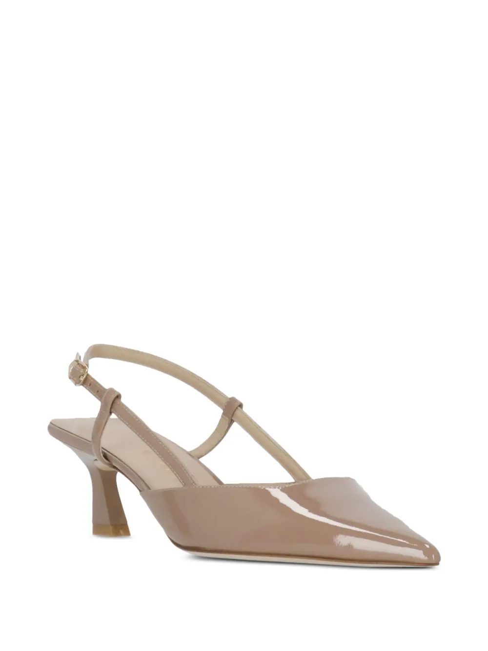 Stuart Weitzman 50mm Vinnie Slingback Pumps In Neutral