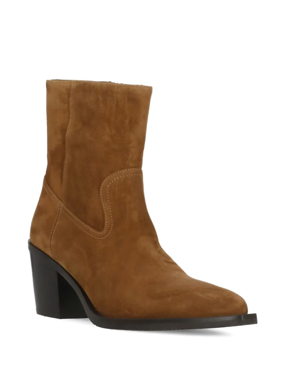 Stuart Weitzman 60mm Tate suede boots Brown