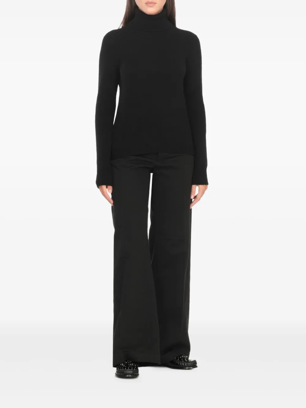 Stuart Weitzman Lottie loafers Black