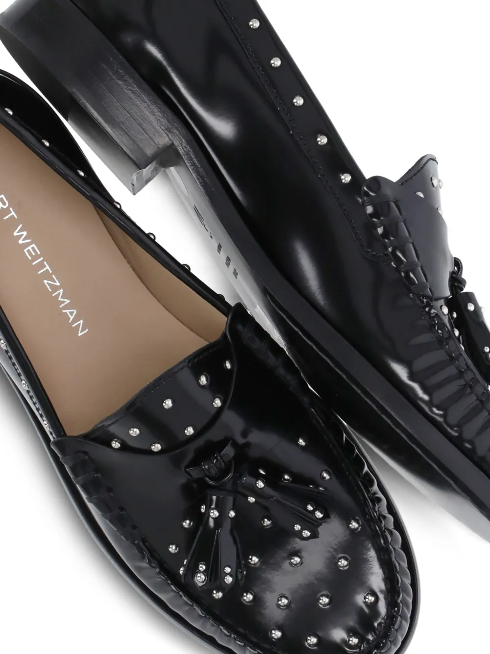 Stuart Weitzman Lottie loafers Black