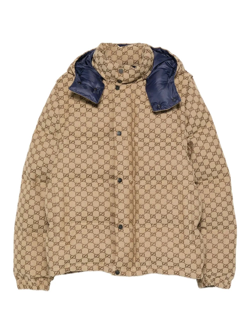 Gucci GG-monogram padded jacket | Neutrals | Image 1