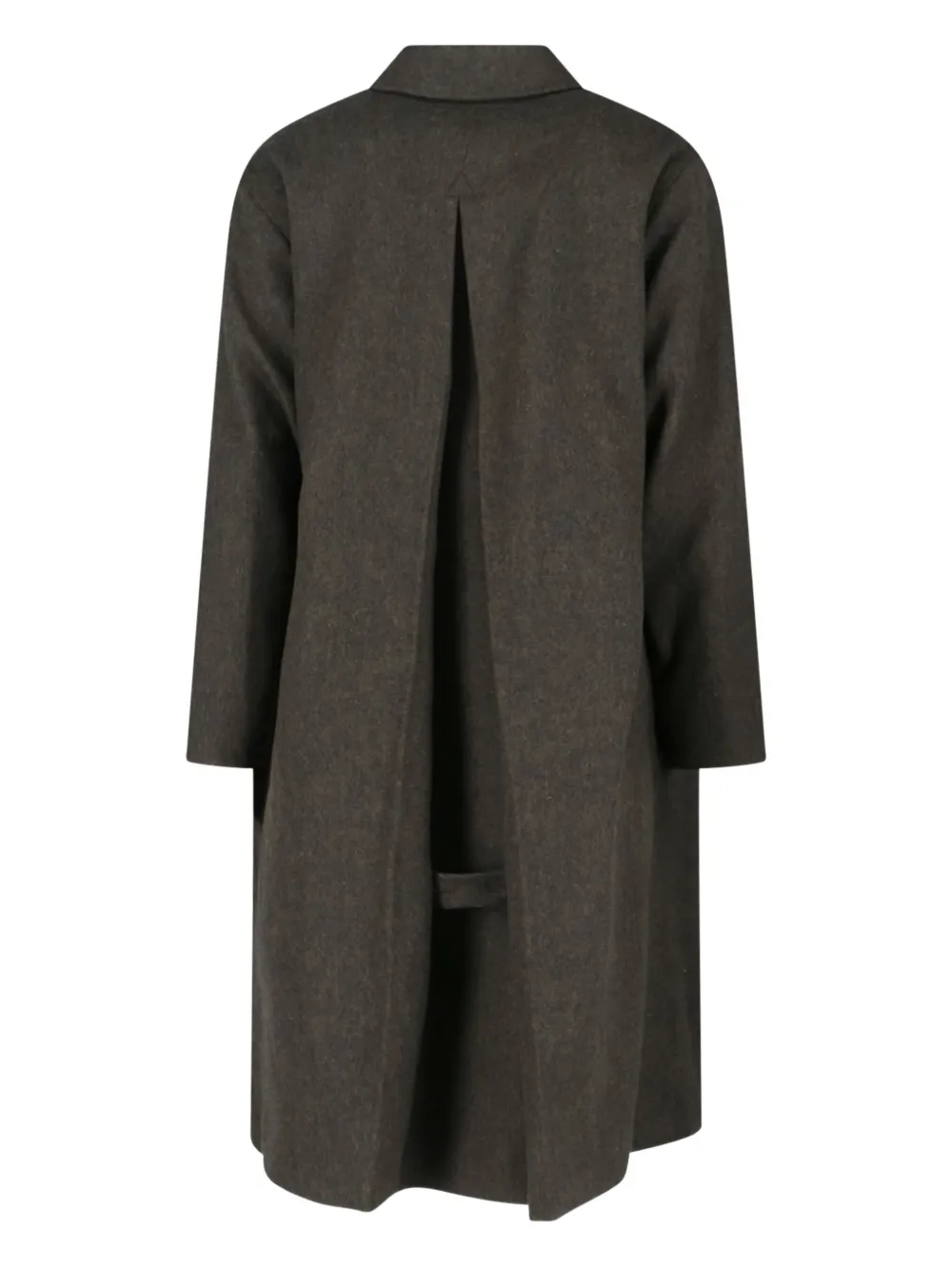 Caruso button-fastening coat Groen