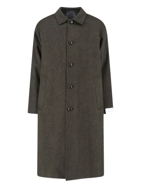 Caruso button-fastening coat