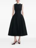 Self-Portrait embellished tweed dress - Black