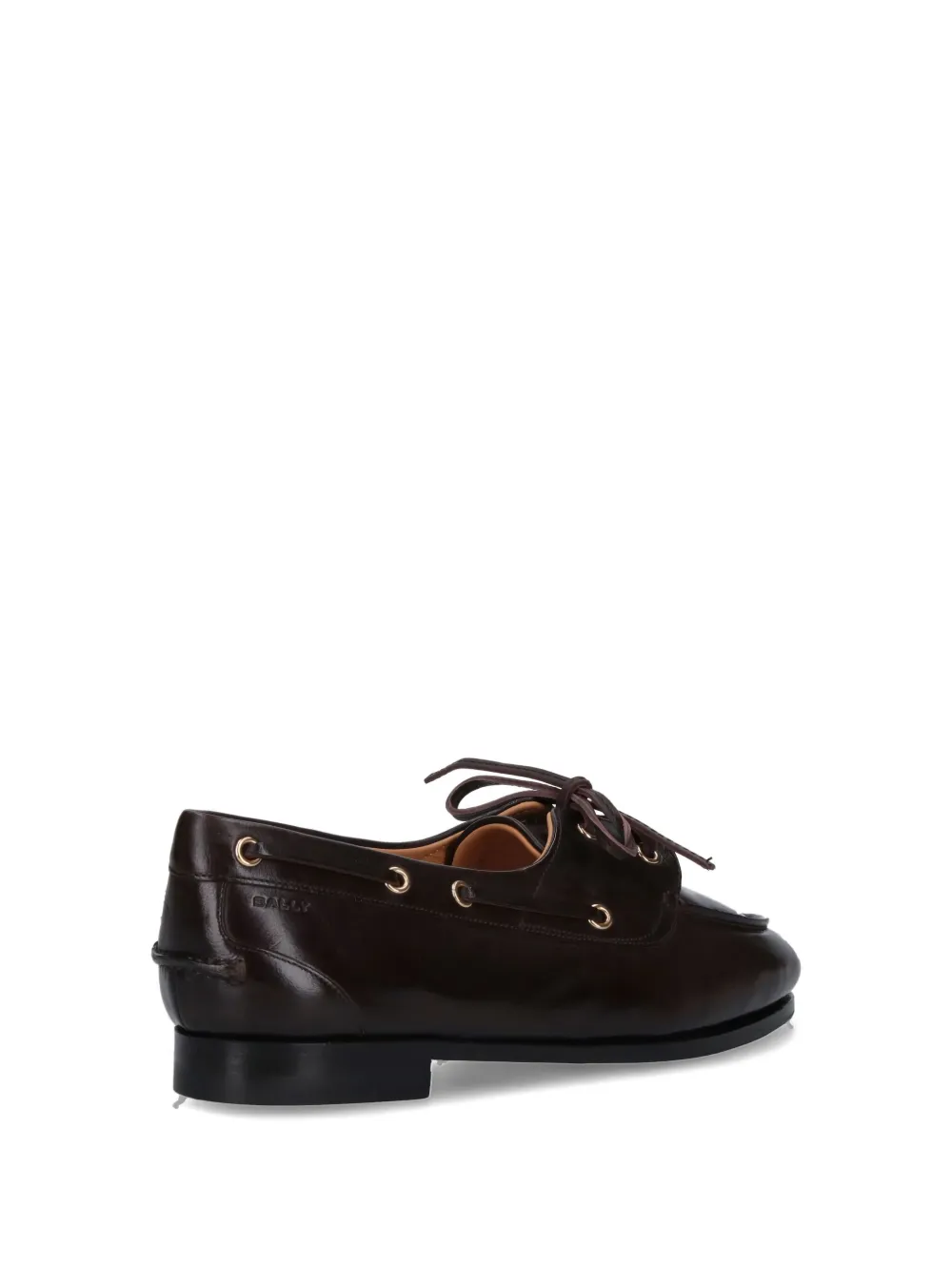 Bally lace-up leather loafers Brown
