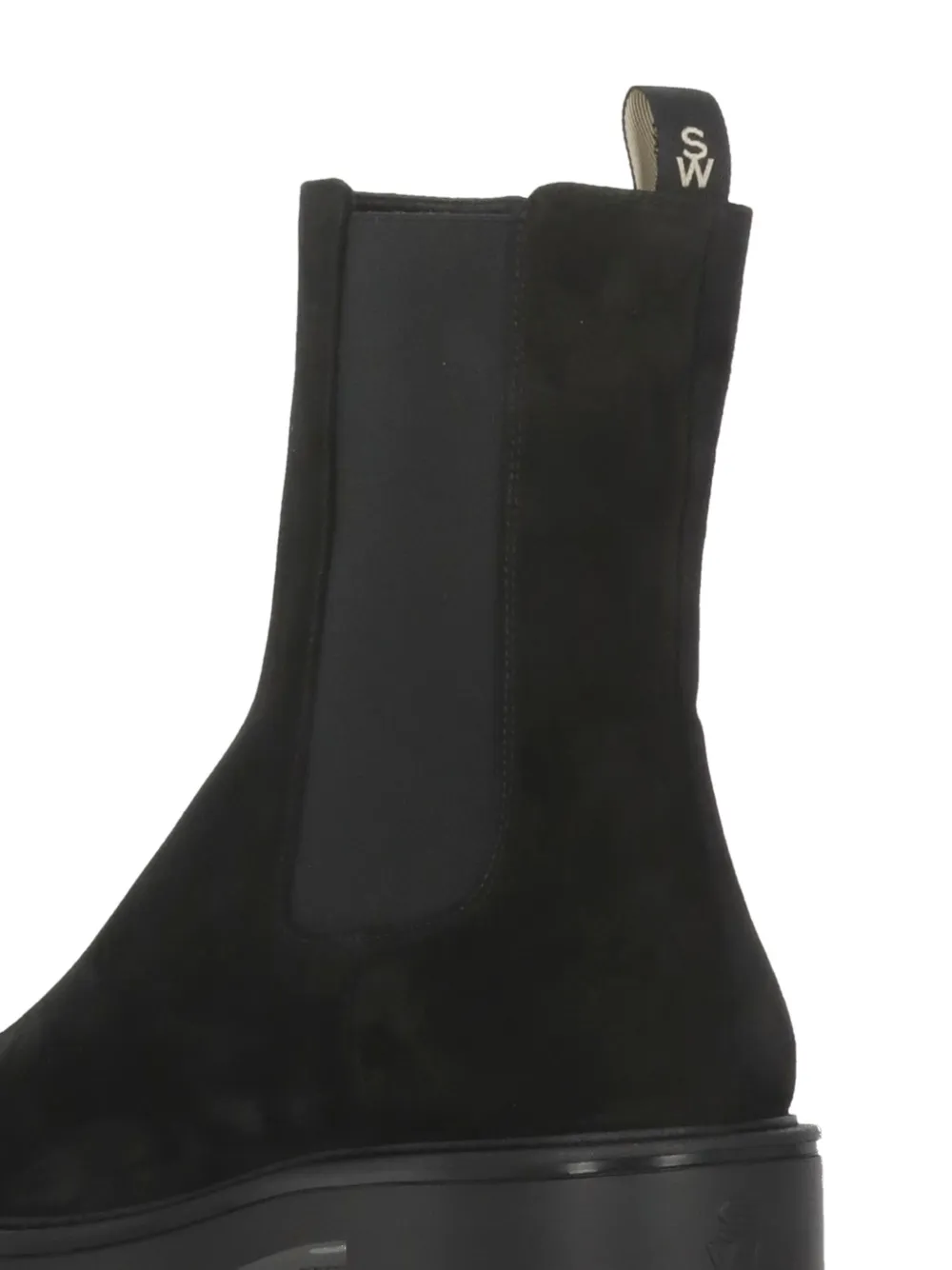Stuart Weitzman 40mm Celia suede boots Black