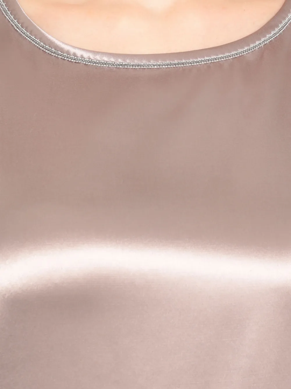Peserico sleeveless satin blouse Roze