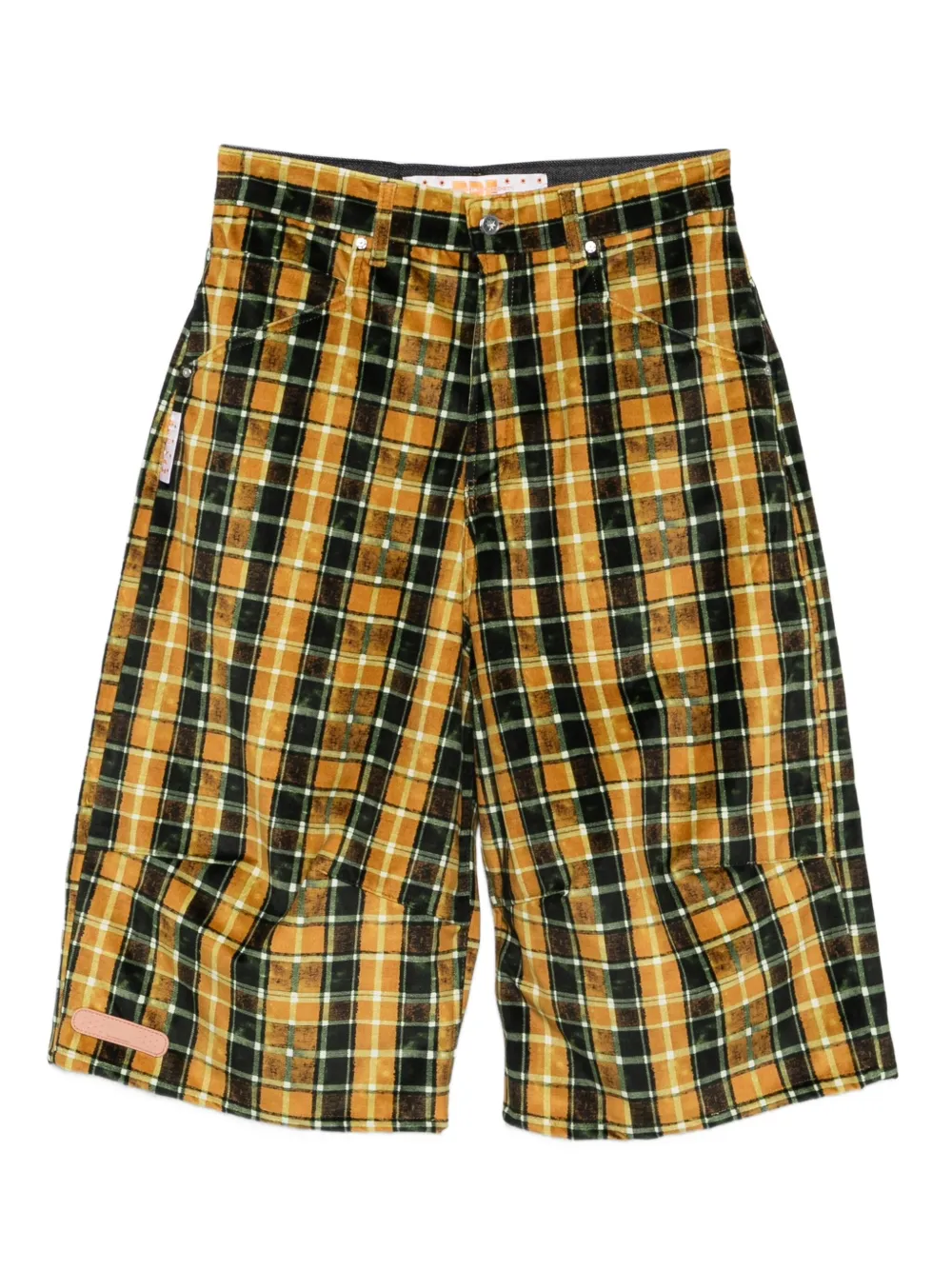 PDF CHANNEL checked shorts | Black | Image 1