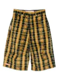 PDF CHANNEL checked shorts - Black
