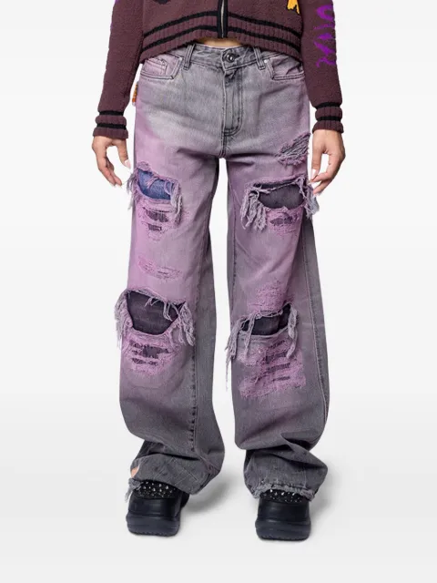 PDF CHANNEL faded distressed jeans