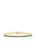 Izabel Display emerald tennis bracelet - Green