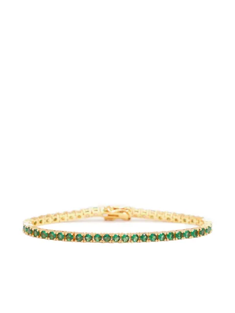 Izabel Display emerald tennis bracelet
