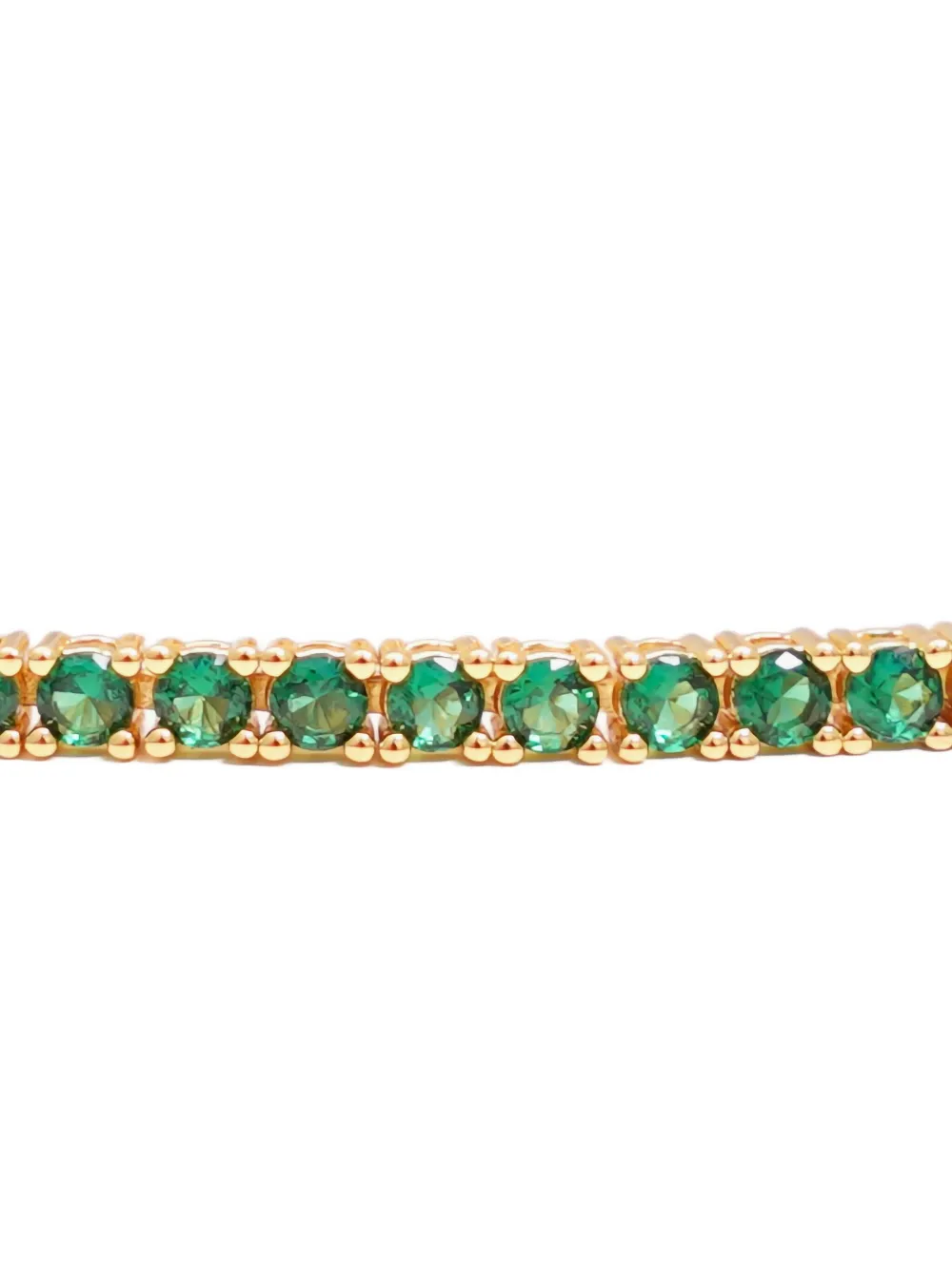 Izabel Display emerald tennis bracelet - Groen