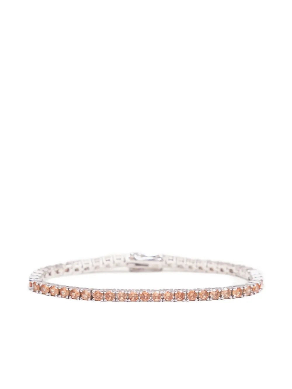 Izabel Display Round-cut Zirconia Tennis Bracelet In Neutral