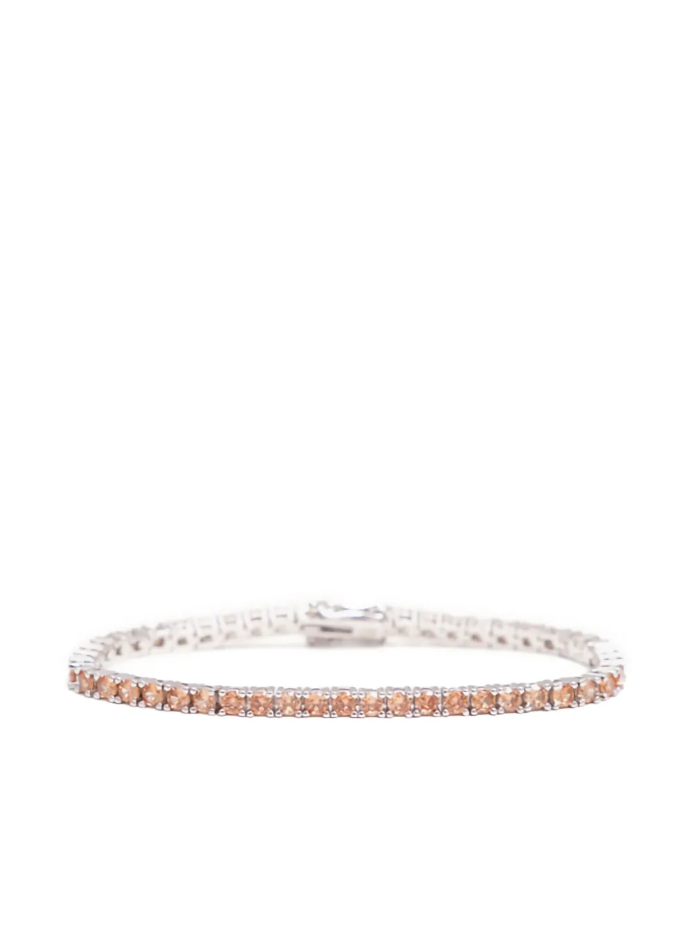 Izabel Display round-cut zirconia tennis bracelet | Neutrals | Image 1