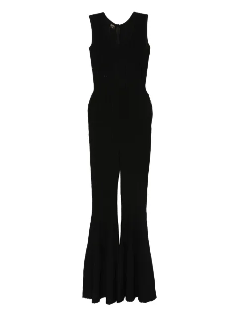 Jean Paul Gaultier Pre-Owned 2000s ribbed flare jumpsuit