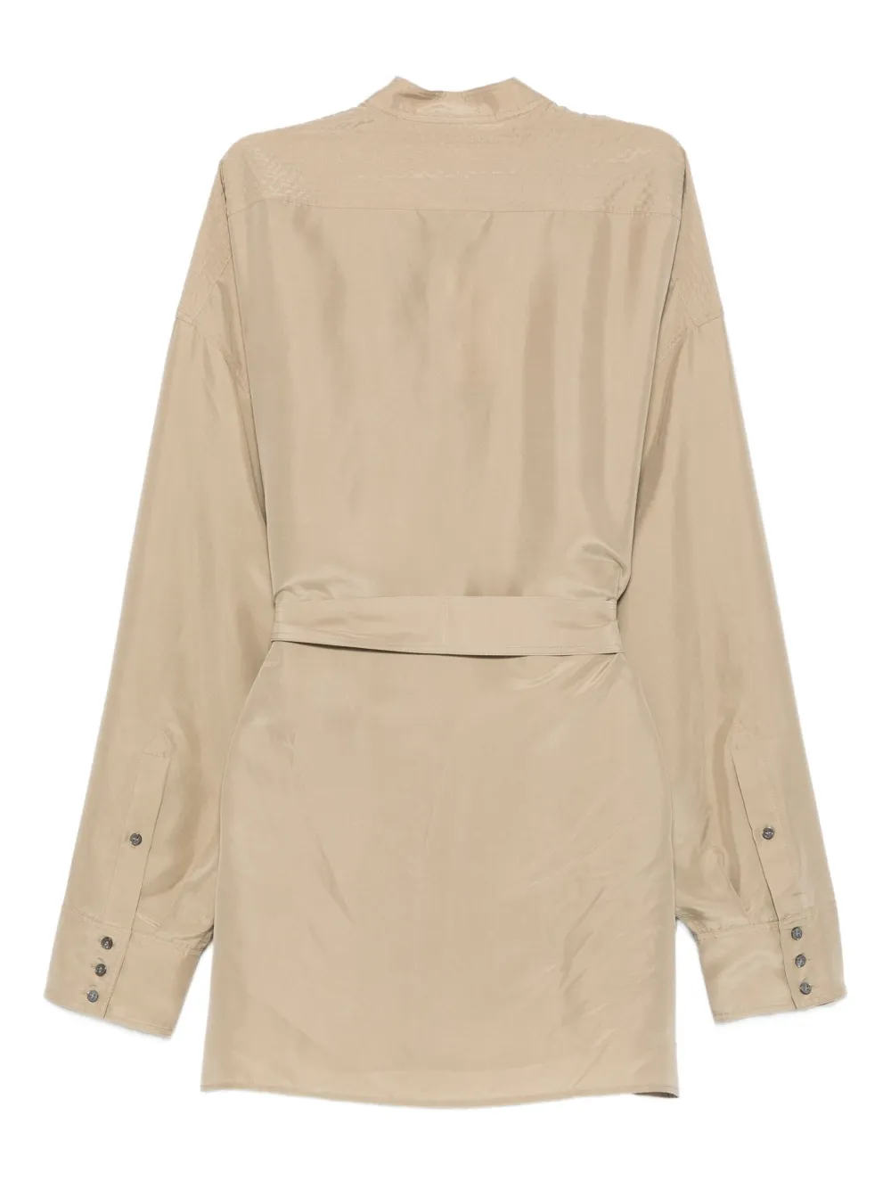 Soeur Top met ceintuur en knopen - Beige