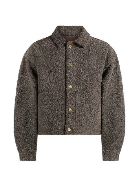 Manière De Voir Damien boucle back-pleat shirt jacket
