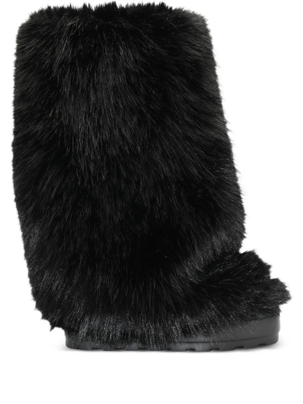 Casadei faux-fur boots Black