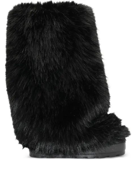 Casadei faux-fur boots