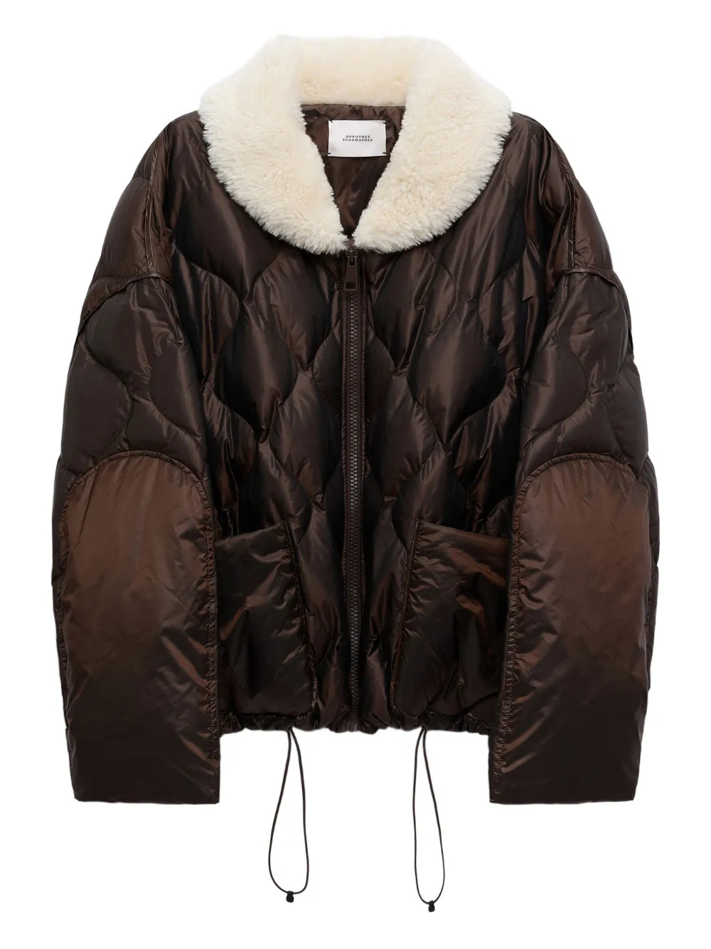 Dorothee Schumacher quilted jacket | Brown | Image 1