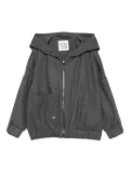 Douuod Kids hooded zip-up jacket - Grey