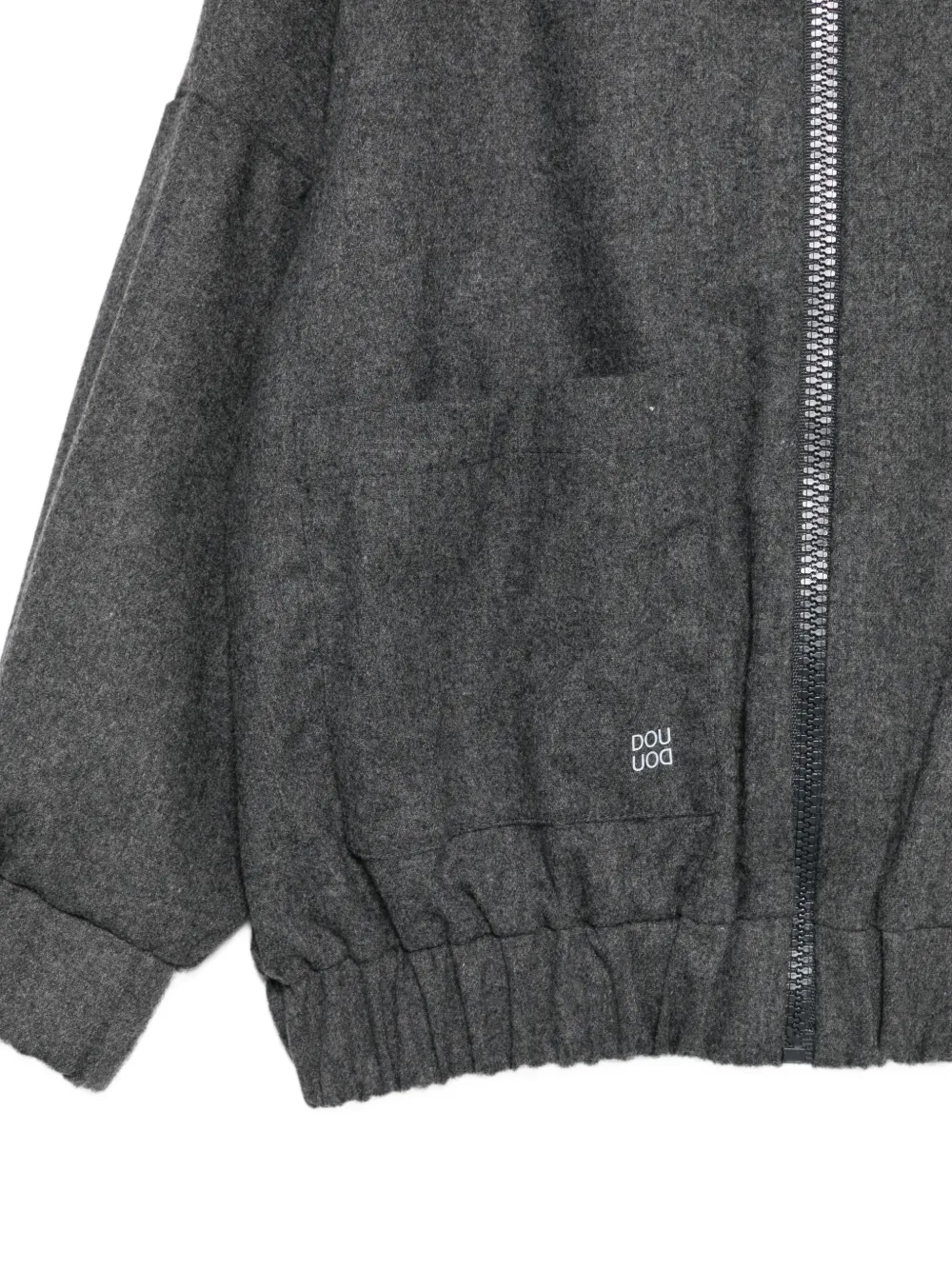  Douuod Kids Hooded Zip-up Jacket - Grey 