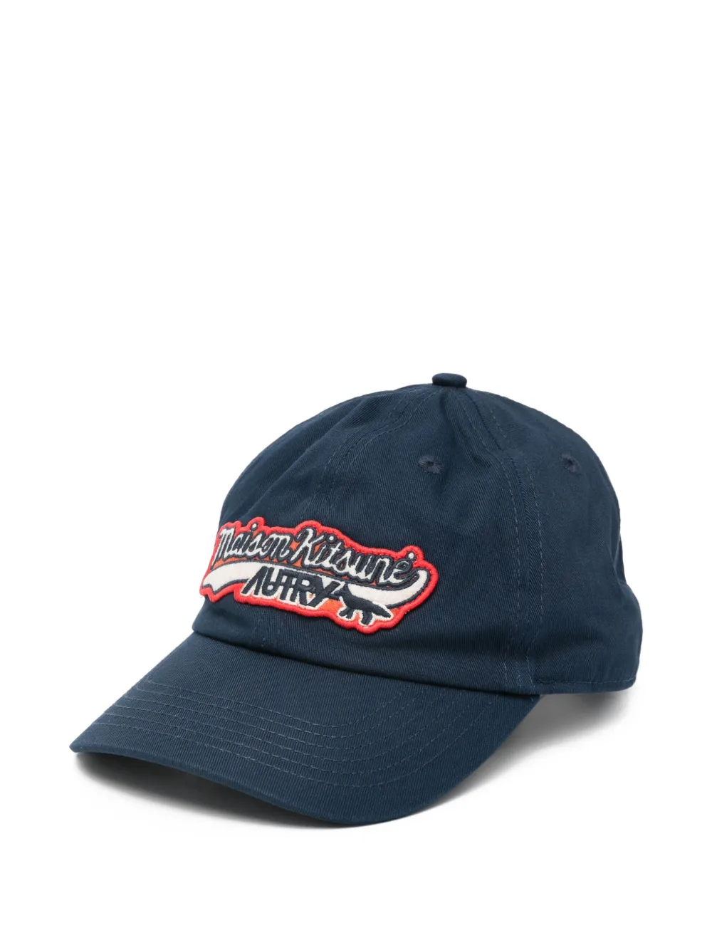 Autry x Maison Kitsuné patch baseball cap | Blue | Image 1
